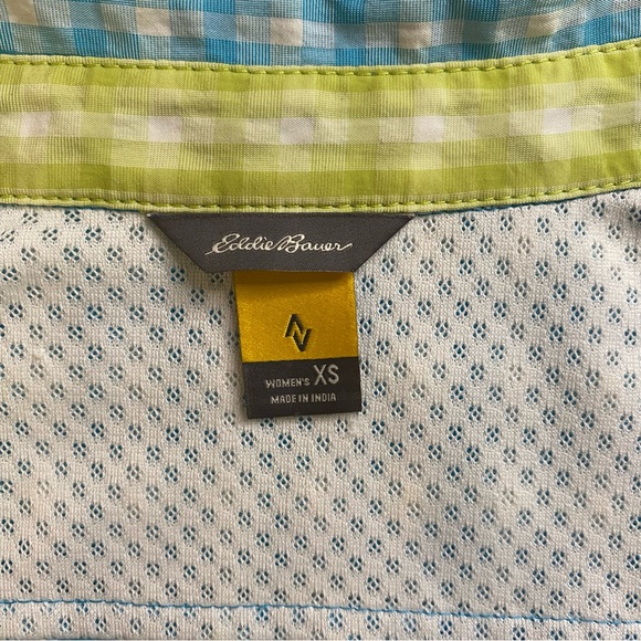 Eddie Bauer Plaid Button Up Women’s Shirt Size XS Excellent Used Condition - Picture 7 of 8